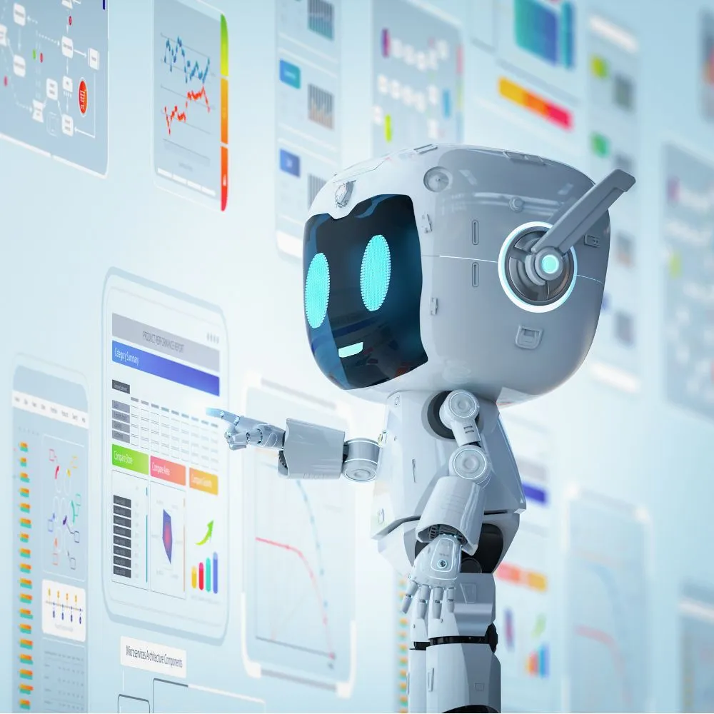 AI chatbot transforming customer service with automated tickets, booking, and support replies.